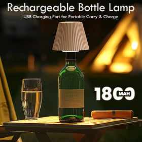 WILIT bottle light for indoor and outdoor spaces delivers warm glow