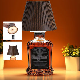 WILIT wireless bottle lamp shades lighting a wine bottle for ambient decor
