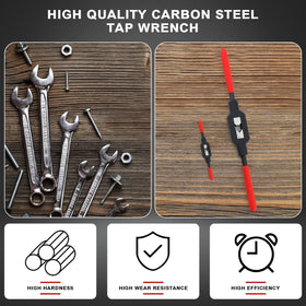 WILLBOND coated tap wrench protects against rust during storage and transit.