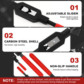 WILLBOND two-pack tap wrenches ready for drilling, reaming, and tapping tasks.