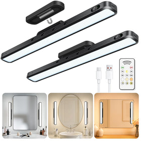 WILLED 5W vanity light with remote control brightens makeup sessions.