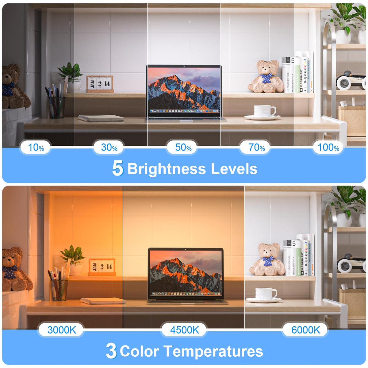 WILLED adjustable-angle magnetic mount enables precise task lighting for cabinets and desks.