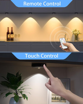 WILLED magnetic-mount puck light for quick, cordless installation.