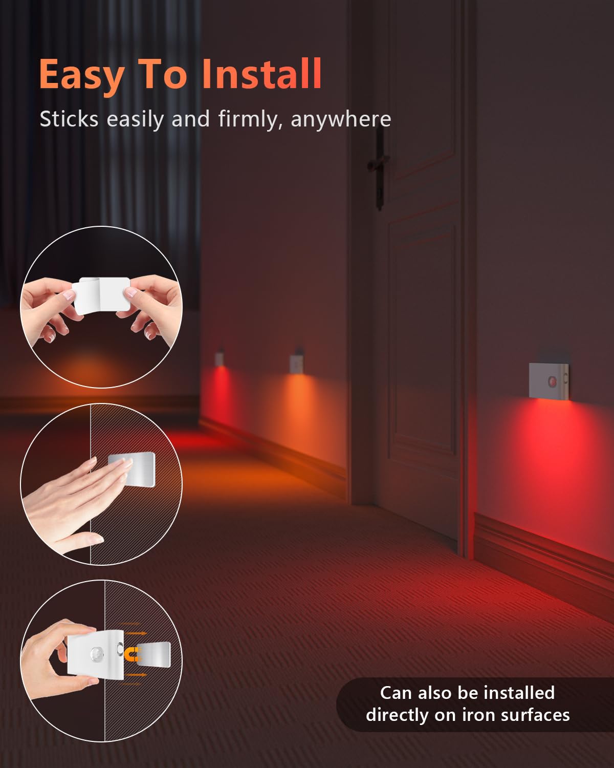 WILLED light attaches magnetically for easy repositioning on metal surfaces