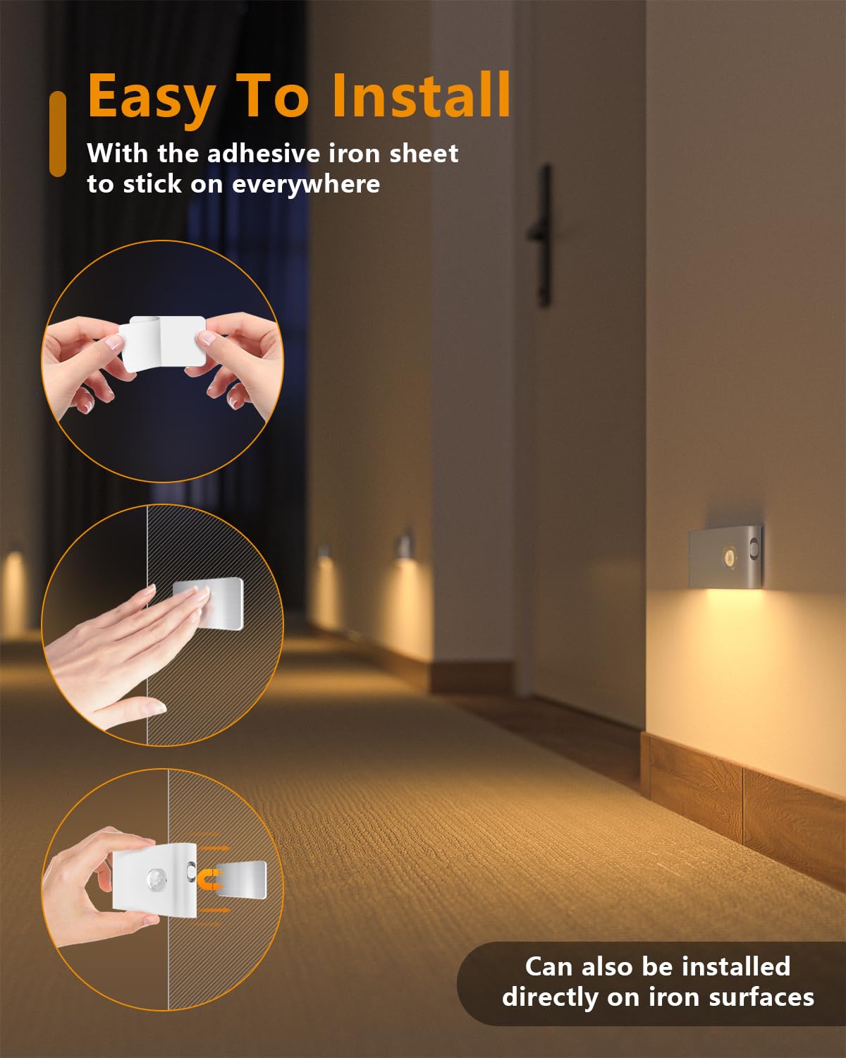 WILLED night light suitable for bathroom, bedroom, kitchen for night visibility.