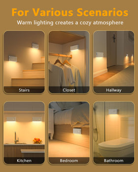 WILLED night light with magnetic attachment for easy, tool-free mounting.