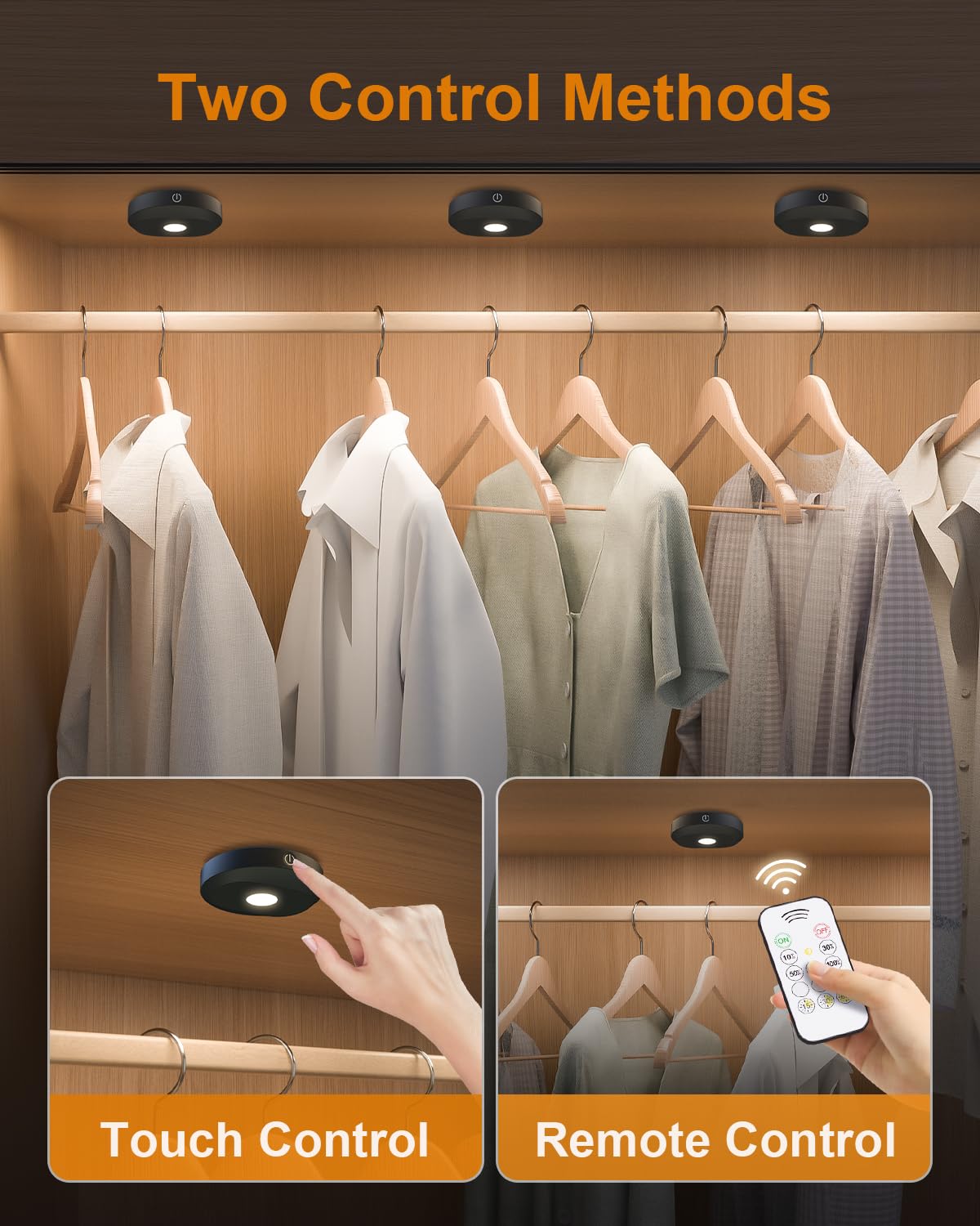WILLED puck light timer function auto-off for convenient use