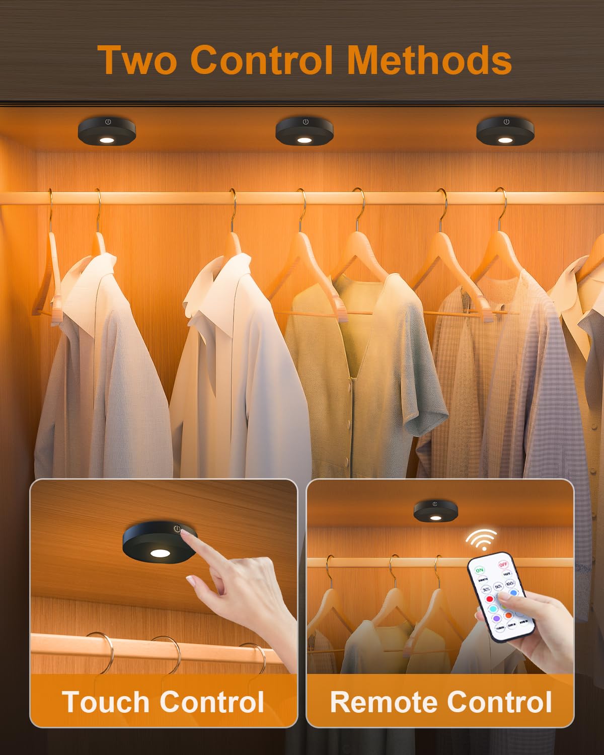 WILLED RGB under-cabinet light timer function for automatic shut-off.