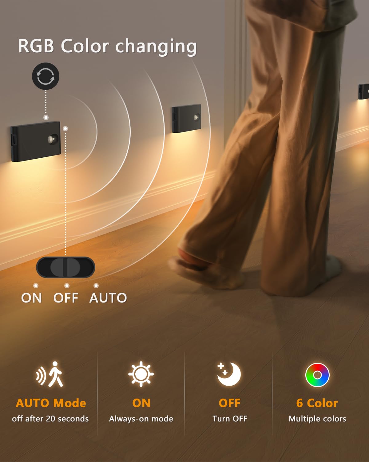 WILLED stair lights 3in1-charging keeps devices charged while reducing waste.