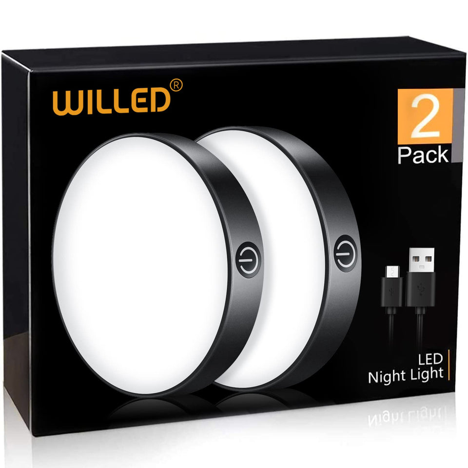 WILLED Tap Light rechargeable 6000K for closet illumination