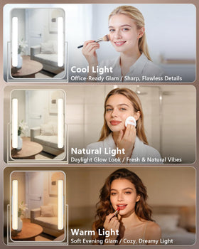 WILLED vanity lights with battery level display to plan recharge