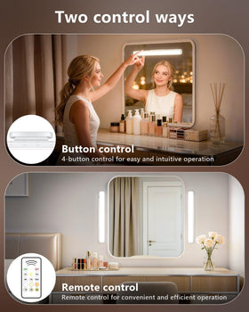 WILLED vanity lights offer 3000K, 4500K, 6000K with five brightness levels