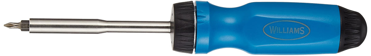 Williams JHWWRS-1 magnetic screwdriver with ergonomic handle for precise tightening.