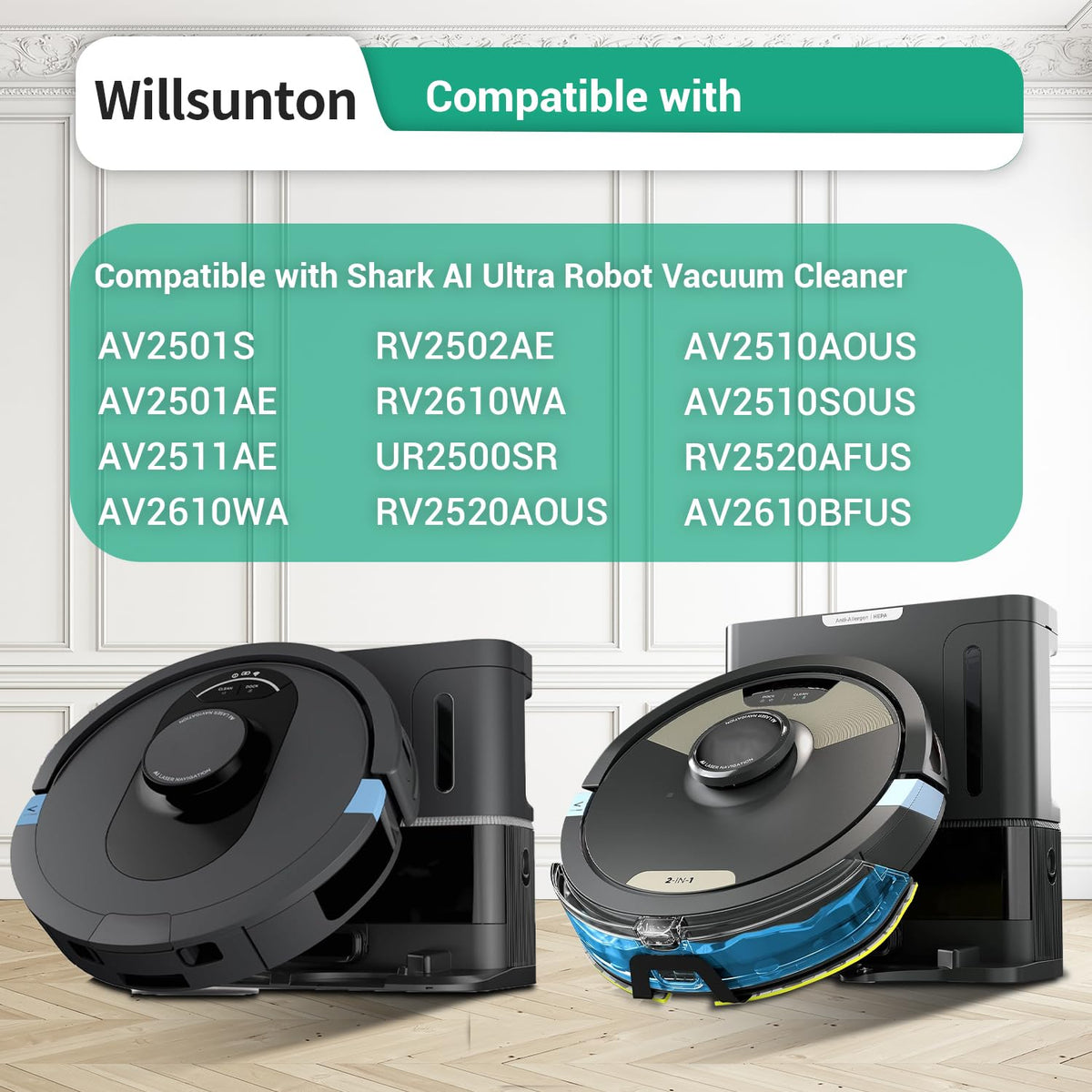 Willsunton AV2510S filter replacement preserves strong suction and filtration