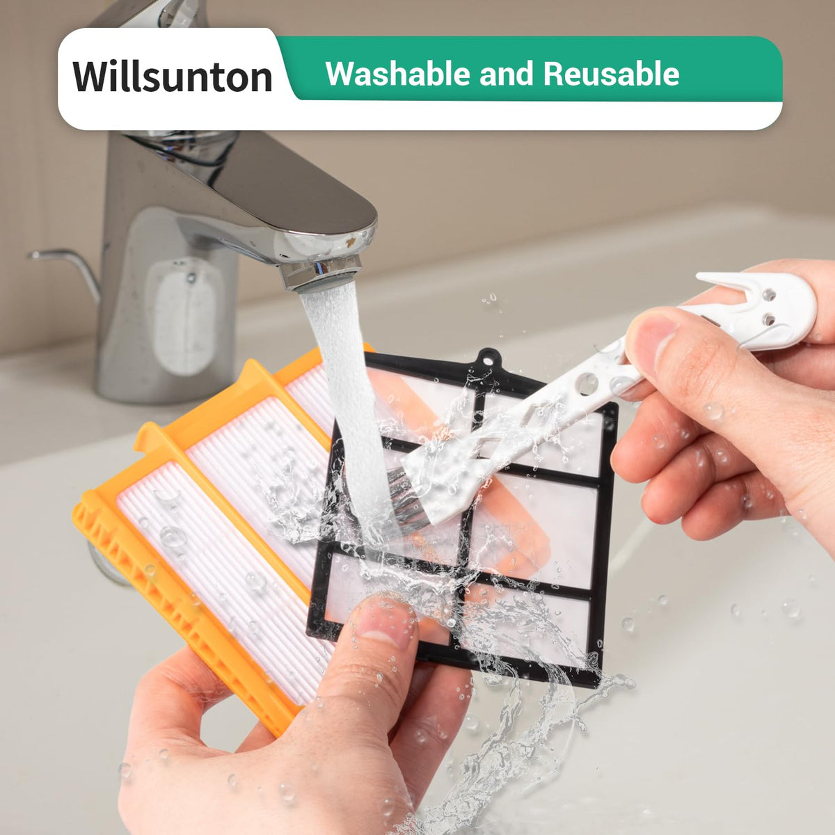 Willsunton AV2510S side brush 3 replacement maintains coverage