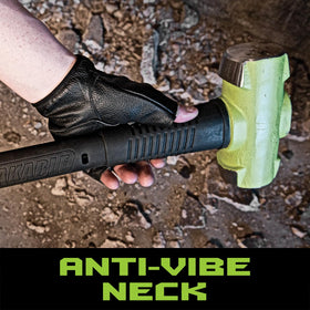 Wilton B.A.S.H vulcanized rubber grip offers secure no-slip control.