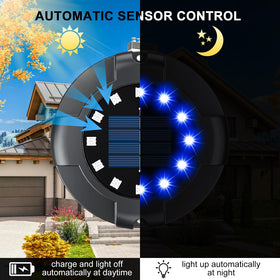 WILUX solar light with waterproof shell stands up to rain and splashes.