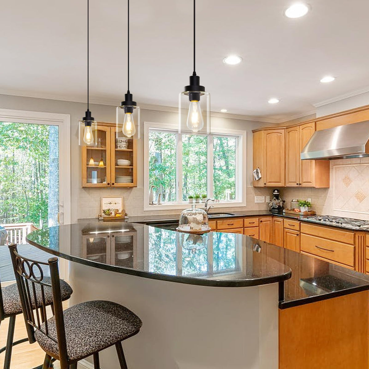 WimiSom E26-base pendant supports multiple bulb types and moods
