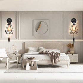 WimiSom headboard bedroom wall light offers cozy reading light