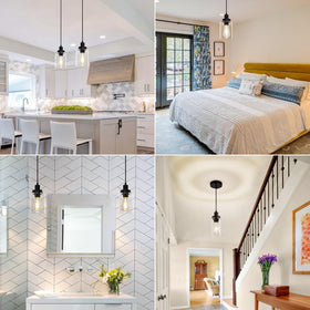 WimiSom industrial pendant trio provides cohesive lighting across spaces