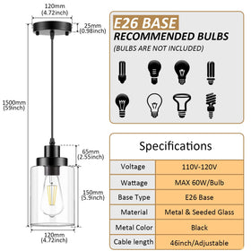 WimiSom pendant light showing adjustable cord height for flexible mounting