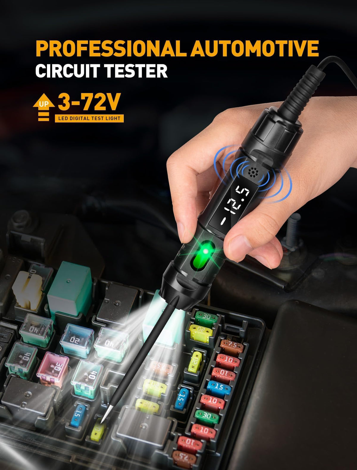 WINAMOO test range 3V-72V DC for versatile tasks.