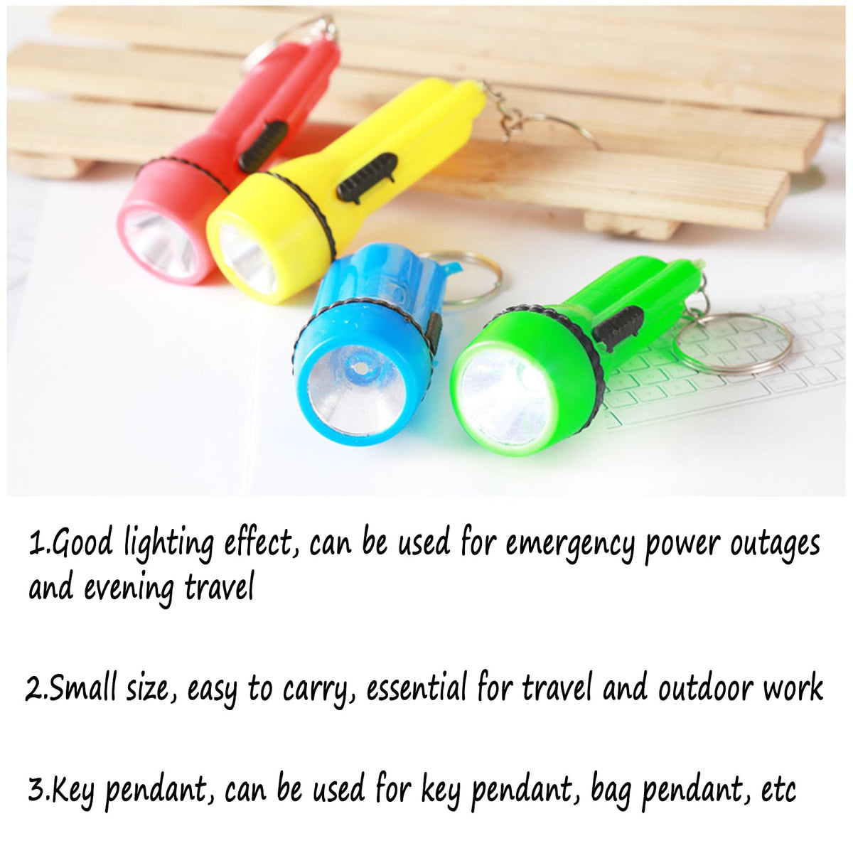 Winbar mini flashlight keychain pocket-size fits in a pocket or purse