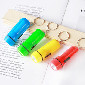 Winbar mini flashlight keychain stainless steel ring adds durability for daily use