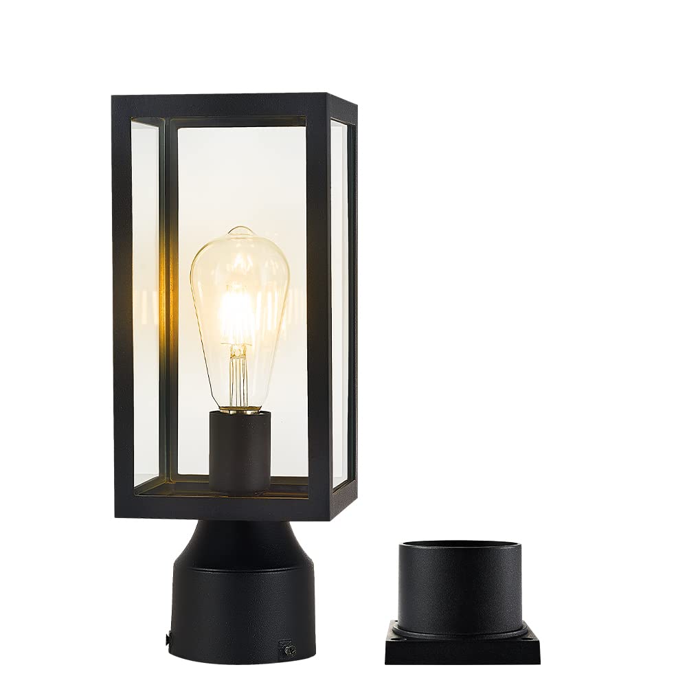 Windben outdoor post light with aluminium body for durable garden illumination.