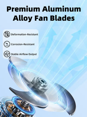 Windigaga 8-Inch Exhaust Fan shutter system automatically opens for clean airflow.