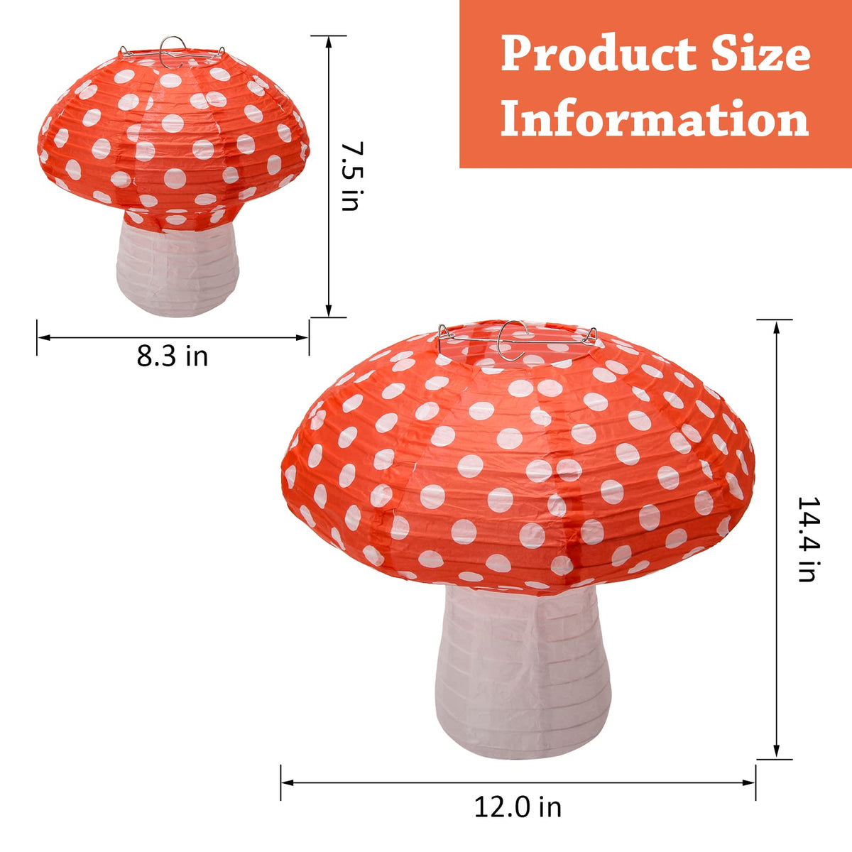 Windspeed mushroom lanterns fairy-tale charm for birthdays nurseries and cozy outdoor evenings.