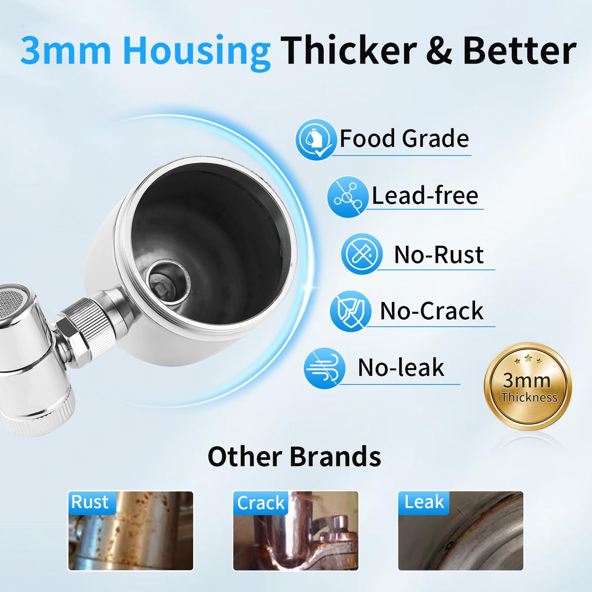 WINGSOL 360° rotating faucet for flexible placement and easy filling