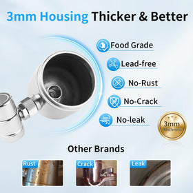 WINGSOL 360° rotating faucet for flexible placement and easy filling