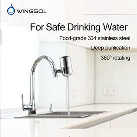 WINGSOL filter cartridge close-up showing LED-compatible design for easy installation