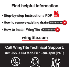 WingTite made in USA label on packaging emphasizes quality and local support.