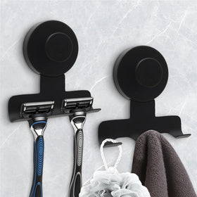 WingWider razor holder with metal durability keeps razors secure in the shower.