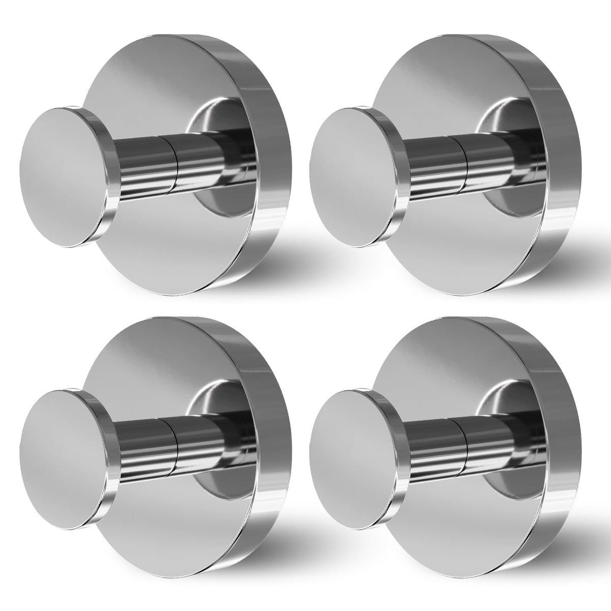 WingWider shower hook inside shower with strong suction for towels.