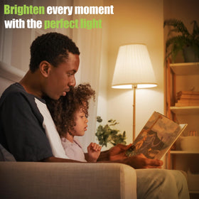 Winkcao instant on and flicker-free start demonstrated in a living room lamp.
