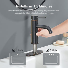 WINKEAR oil rubbed bronze finish resists fingerprints for easy maintenance
