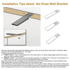 WINKER Countersunk screws allow flush installation for a clean look.