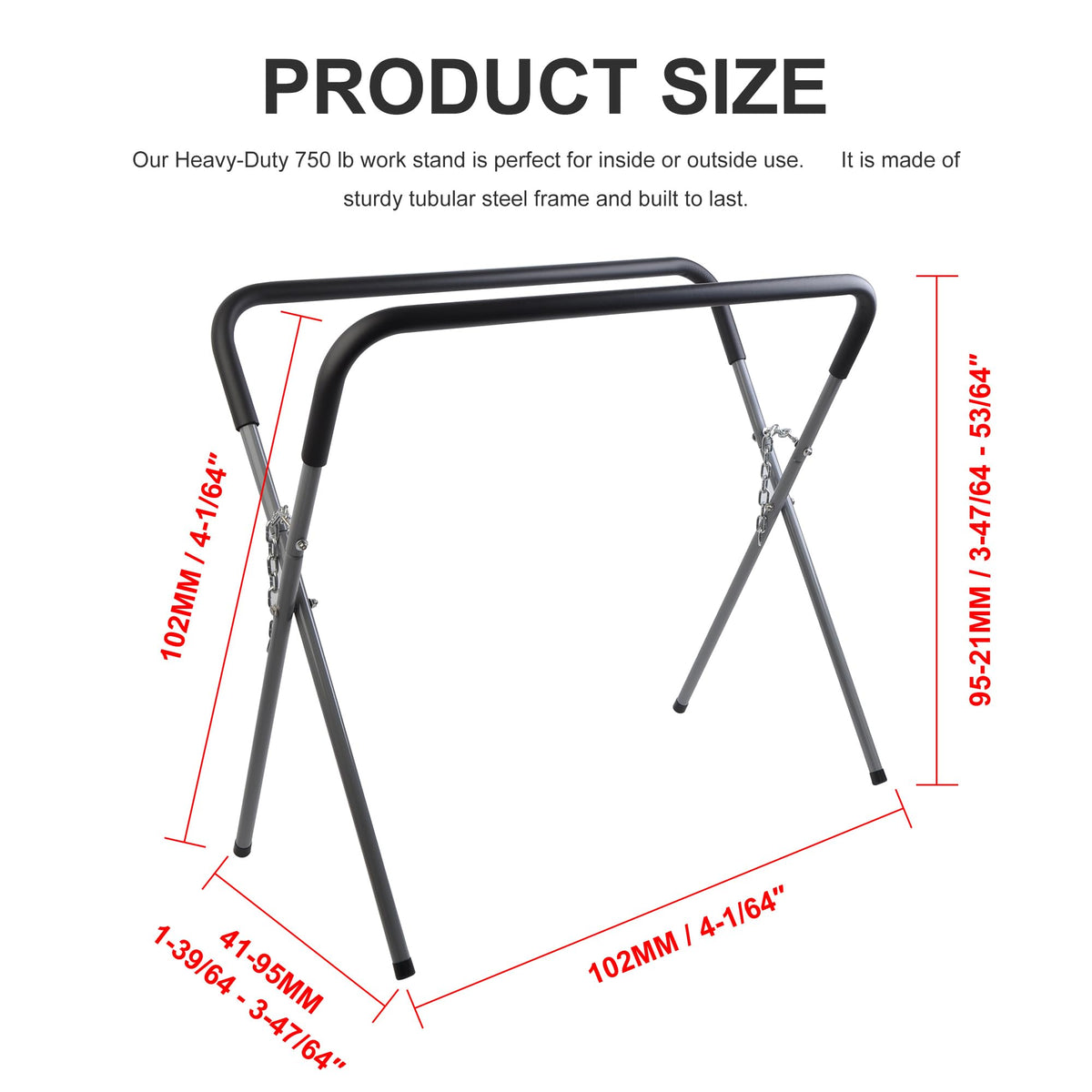 WINMAX Tools portable and lightweight work stand for easy transport