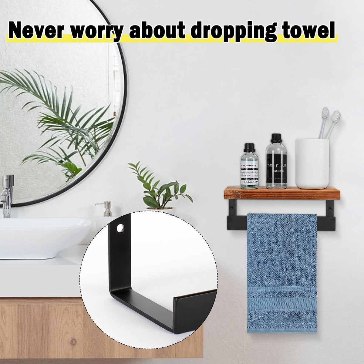 Winmien multiuse towel hanger suitable for towels and kitchen cloths.