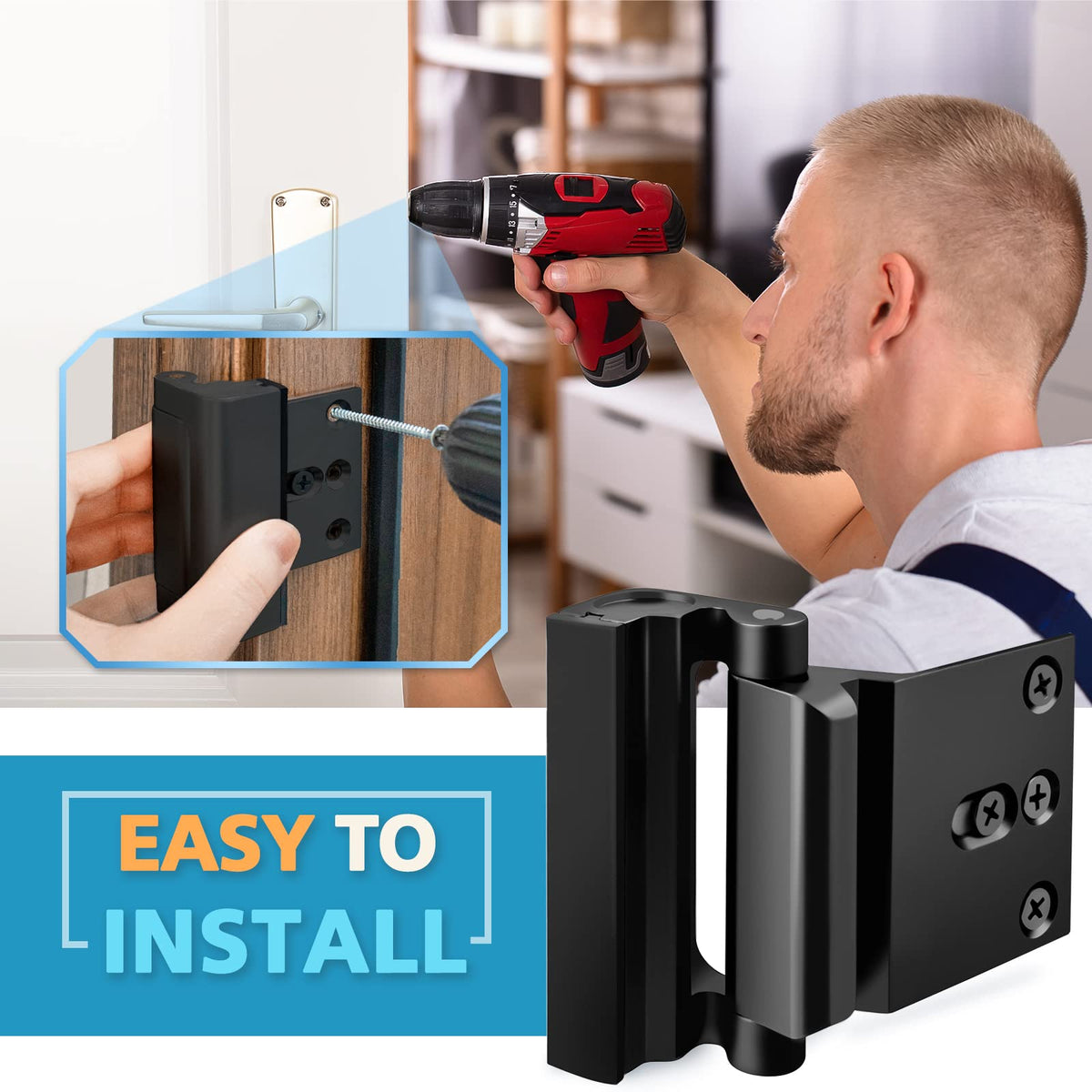 WINONLY 800 lbs force resistance demonstrates sturdy protection against forced entry.