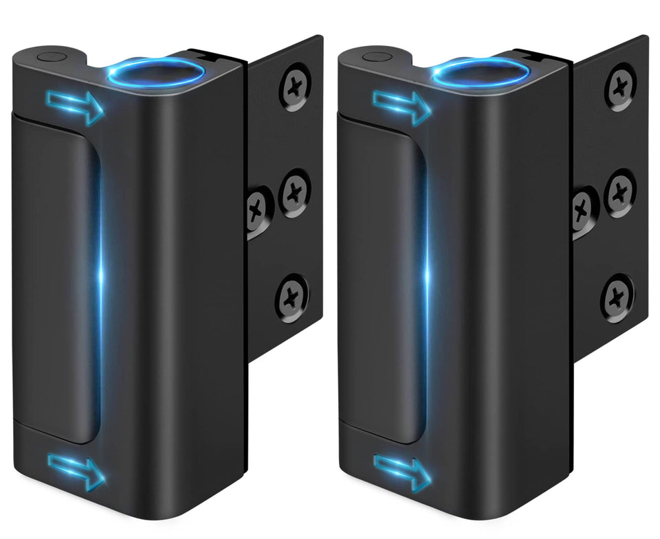 WINONLY door lock 3-inch stop reinforces the door for safer entry.