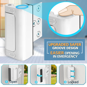 WINONLY easy-install door lock enables quick setup without tools.
