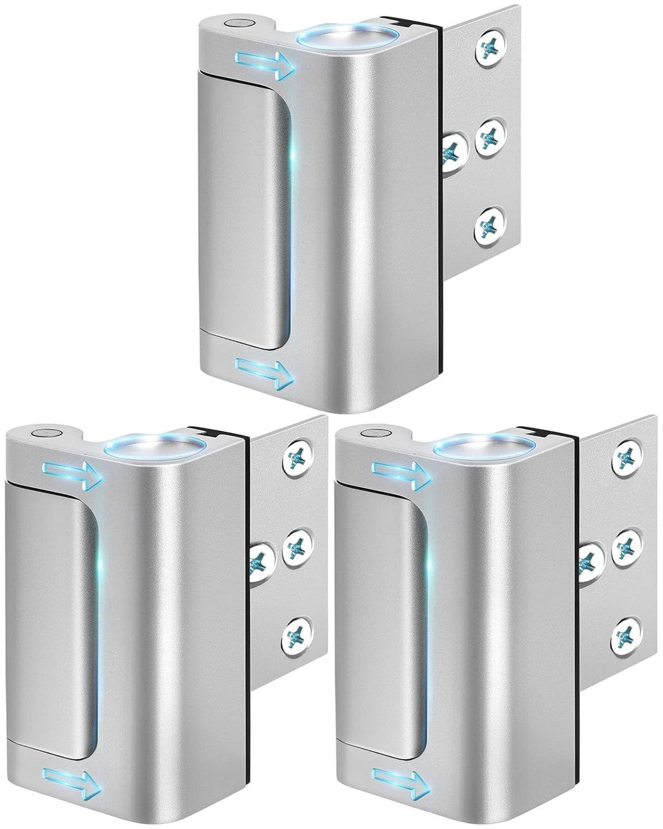 WINONLY 3-pack door lock front view for added home protection