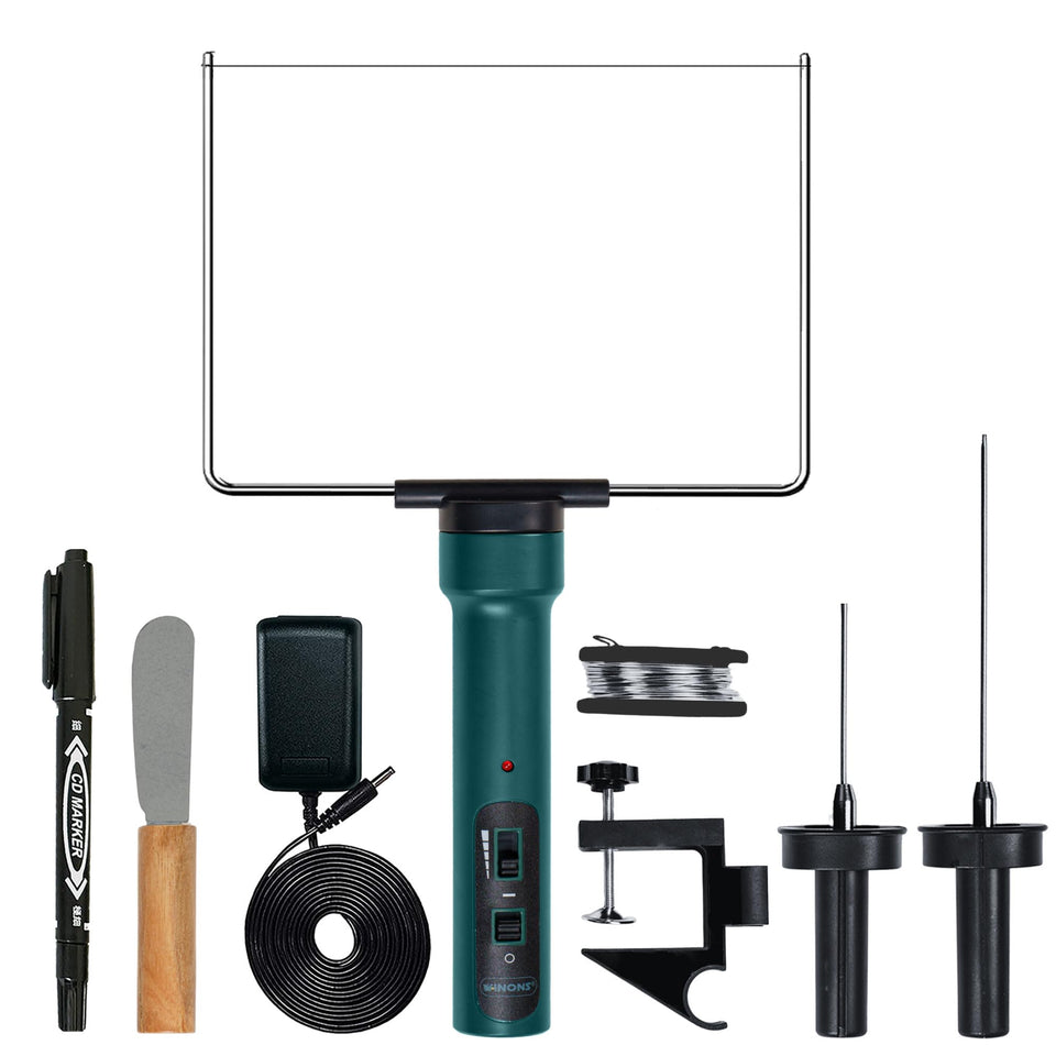 WINONS WFC0008 front view showcases the ergonomic handle for precise foam cutting.