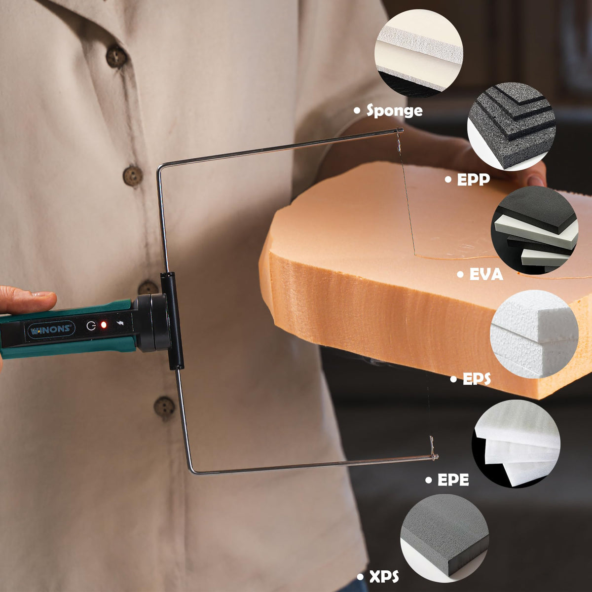WINONS power supply enables quick heating for efficient shaping