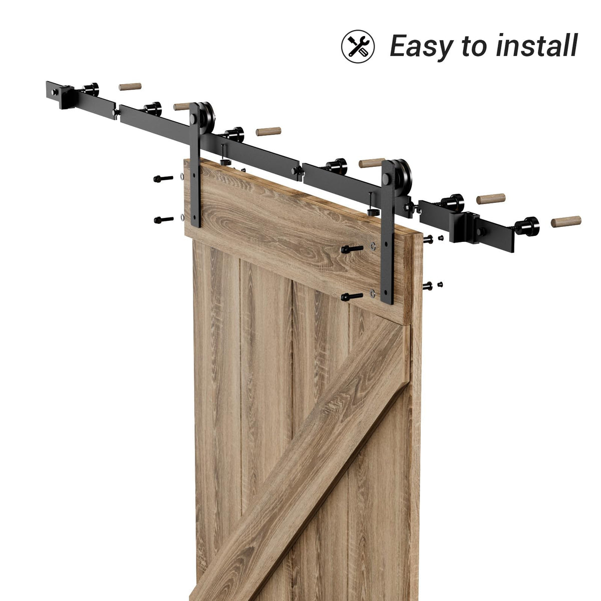 WINOVERCO dimension guide graphic clarifies door thickness compatibility