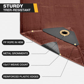Winpull Tarp brass grommets enable secure tie downs